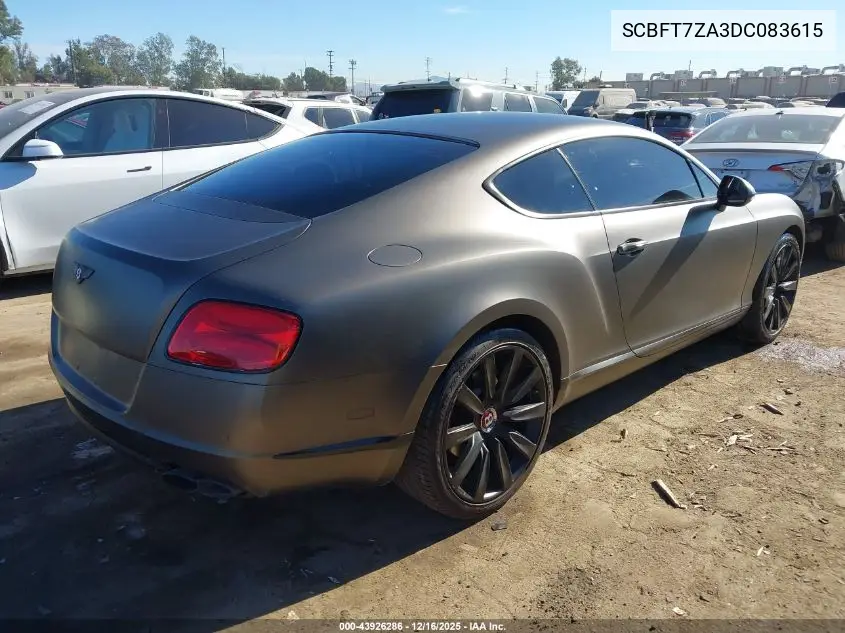 SCBFT7ZA3DC083615 2013 Bentley Continental Gt V8