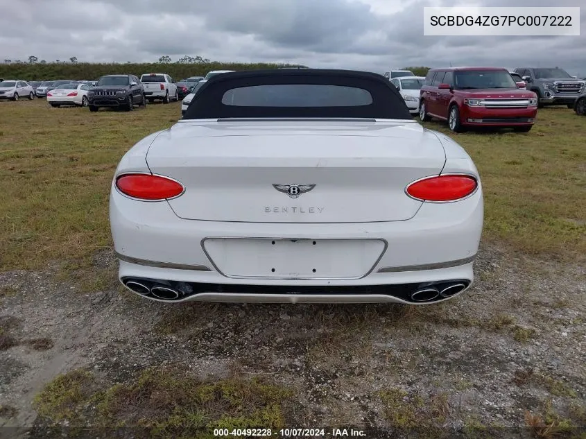 SCBDG4ZG7PC007222 2023 Bentley Continental Gt Azure/Mulliner V8/S