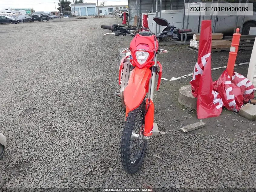 2023 Beta 450 Rr-S VIN: ZD3E4E481P0400089 Lot: 43635575