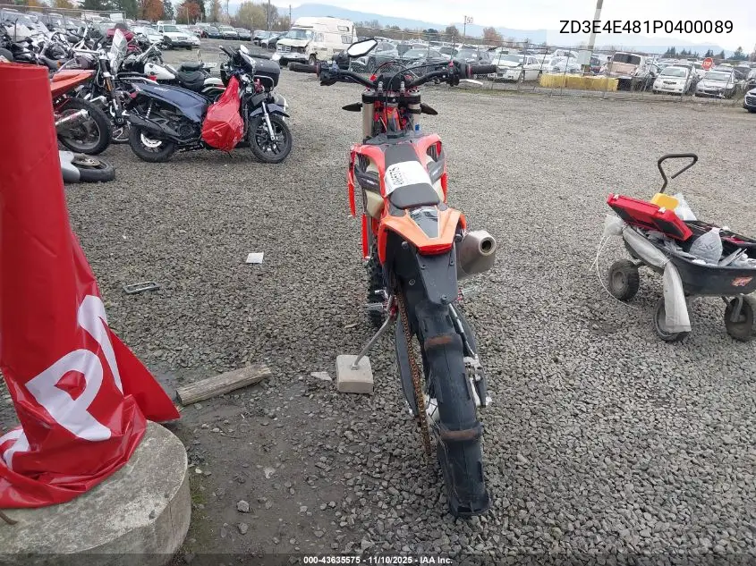 2023 Beta 450 Rr-S VIN: ZD3E4E481P0400089 Lot: 43635575