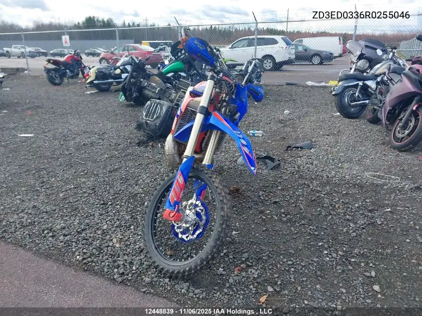 2024 Beta Rr VIN: ZD3ED0336R0255046 Lot: 12448839