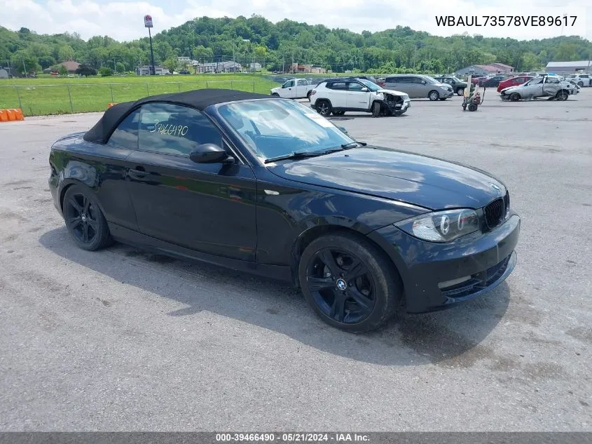 WBAUL73578VE89617 2008 BMW 128I