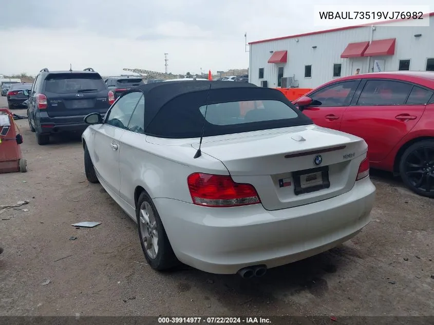 WBAUL73519VJ76982 2009 BMW 128I