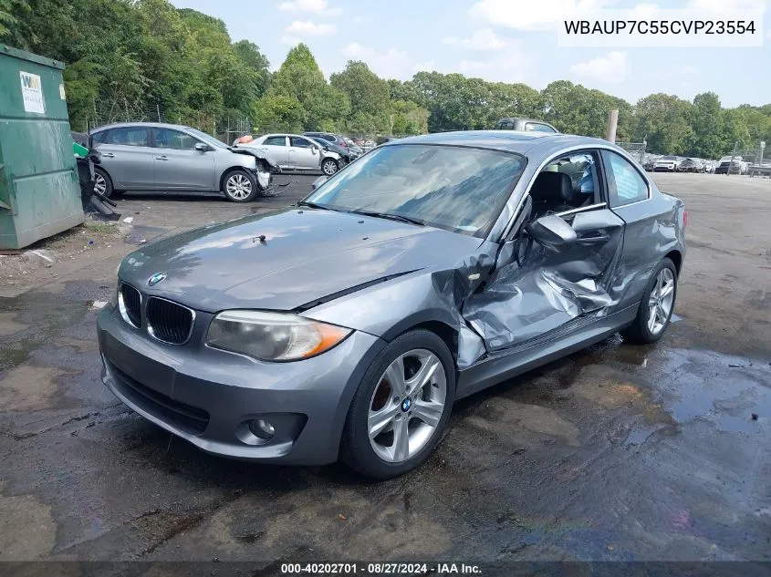 WBAUP7C55CVP23554 2012 BMW 128I