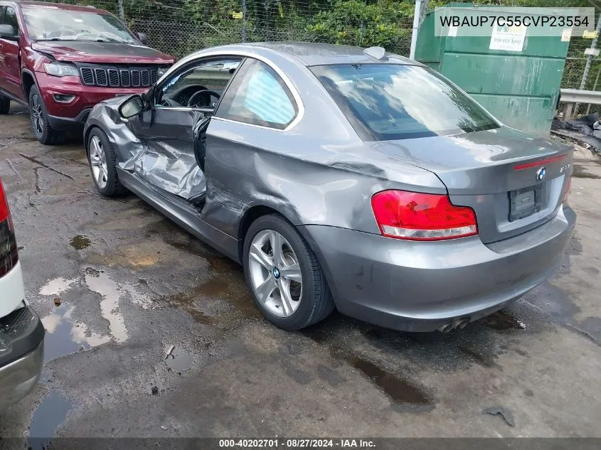 WBAUP7C55CVP23554 2012 BMW 128I