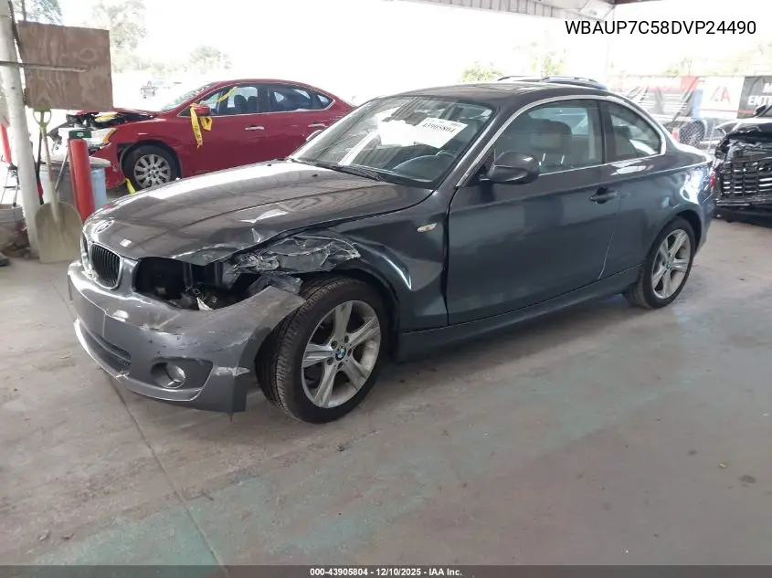 WBAUP7C58DVP24490 2013 BMW 128I