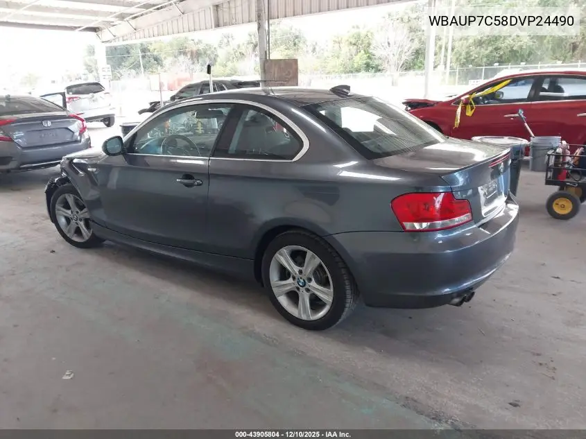WBAUP7C58DVP24490 2013 BMW 128I