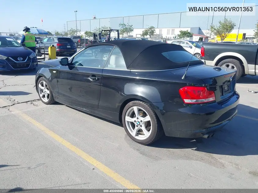 2013 BMW 128I VIN: WBAUN1C56DVR01363 Lot: 45305566