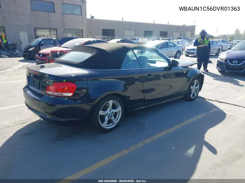 2013 BMW 128I VIN: WBAUN1C56DVR01363 Lot: 45305566