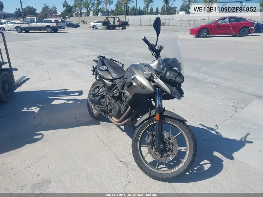2013 BMW F700 Gs VIN: WB10B1109DZF84852 Lot: 45178015