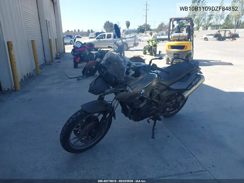 2013 BMW F700 Gs VIN: WB10B1109DZF84852 Lot: 45178015