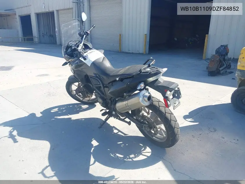 2013 BMW F700 Gs VIN: WB10B1109DZF84852 Lot: 45178015