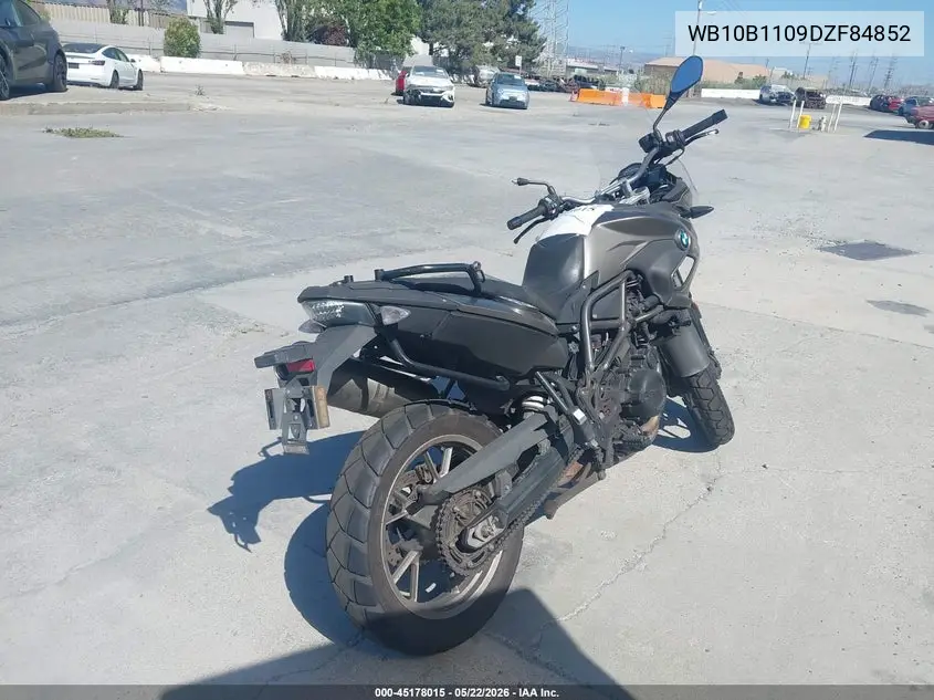 2013 BMW F700 Gs VIN: WB10B1109DZF84852 Lot: 45178015