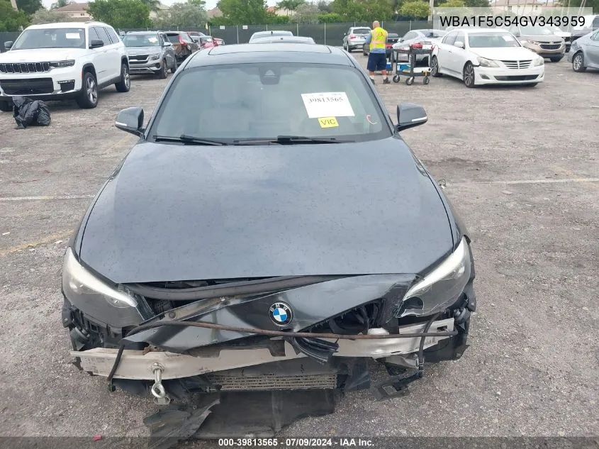 WBA1F5C54GV343959 2016 BMW 228I