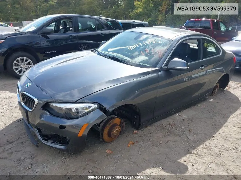 WBA1G9C5XGV599379 2016 BMW 228I xDrive