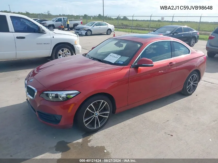 WBA2J1C59JVB98648 2018 BMW 230I