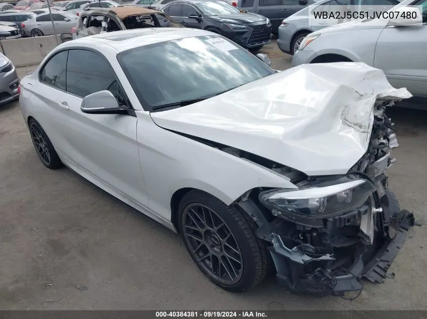 WBA2J5C51JVC07480 2018 BMW M240I