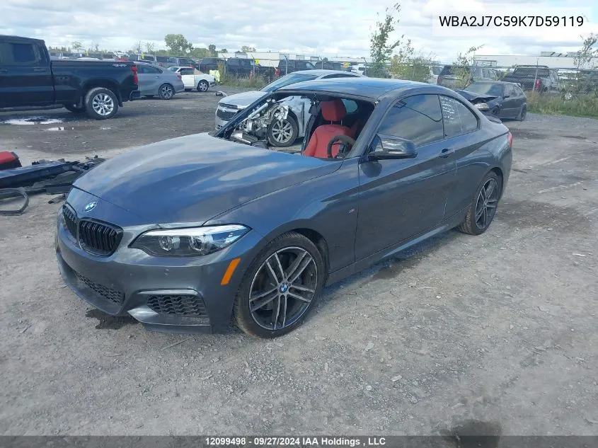 WBA2J7C59K7D59119 2019 BMW 2 Series