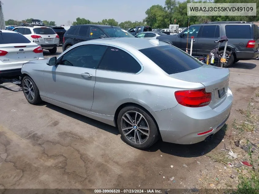 WBA2J3C55KVD49109 2019 BMW 230I xDrive