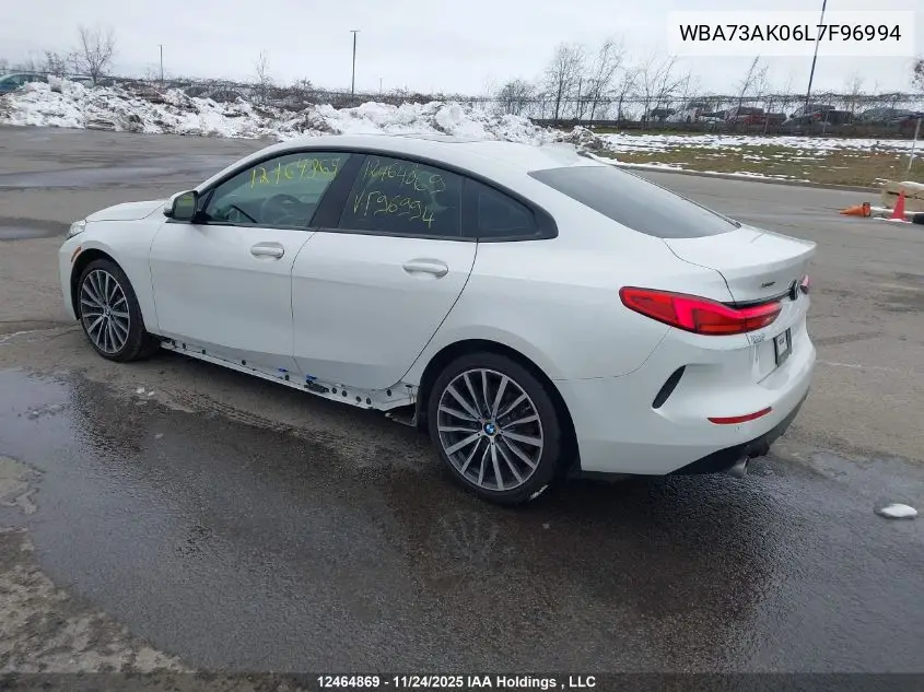 WBA73AK06L7F96994 2020 BMW 228I Gran Coupe xDrive