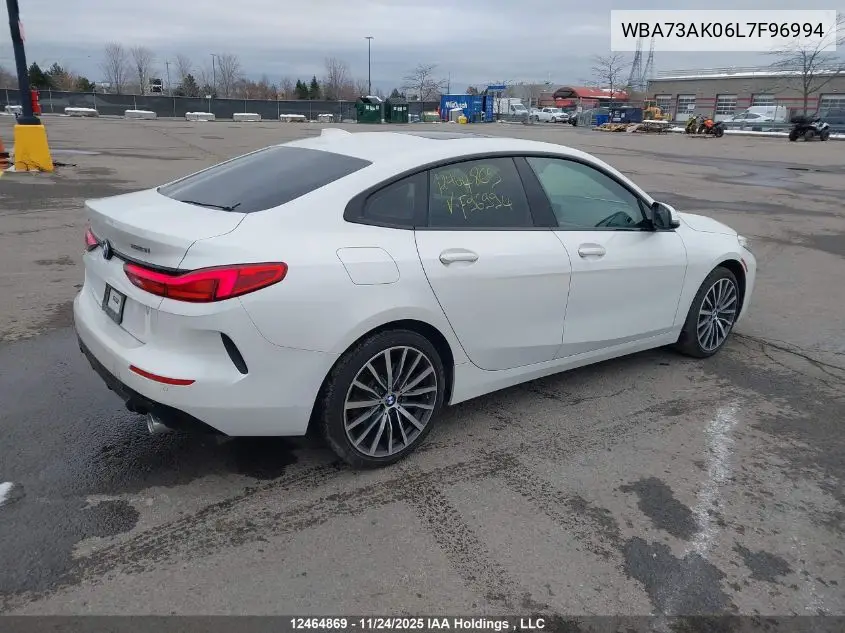 WBA73AK06L7F96994 2020 BMW 228I Gran Coupe xDrive