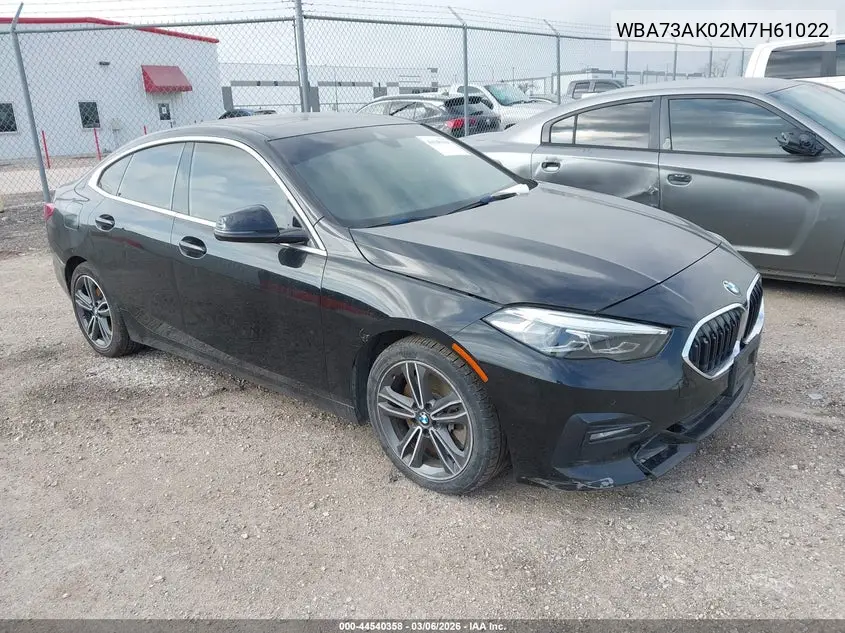 WBA73AK02M7H61022 2021 BMW 228I Gran Coupe xDrive