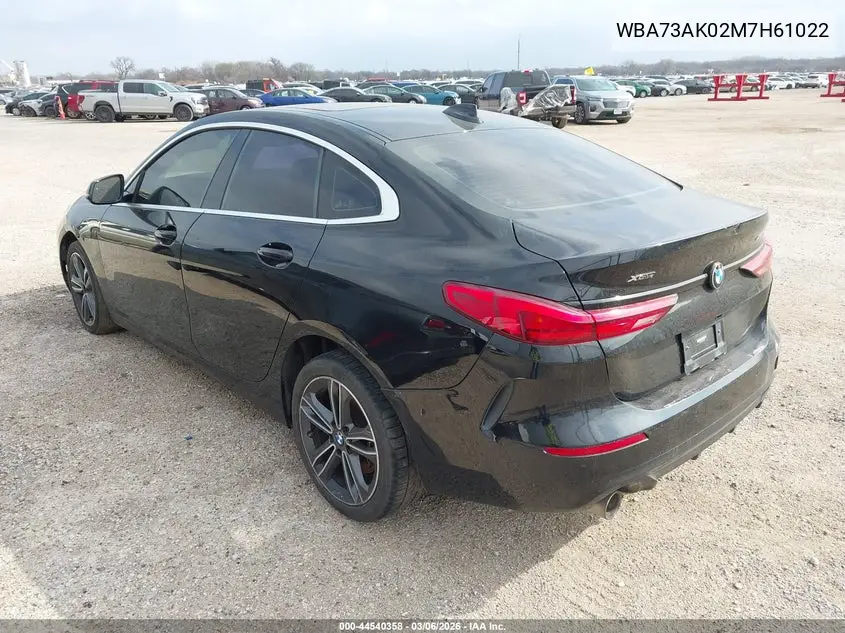 WBA73AK02M7H61022 2021 BMW 228I Gran Coupe xDrive