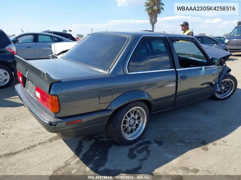 WBAAA2305K4258516 1989 BMW 325 I Automatic/Is Automatic