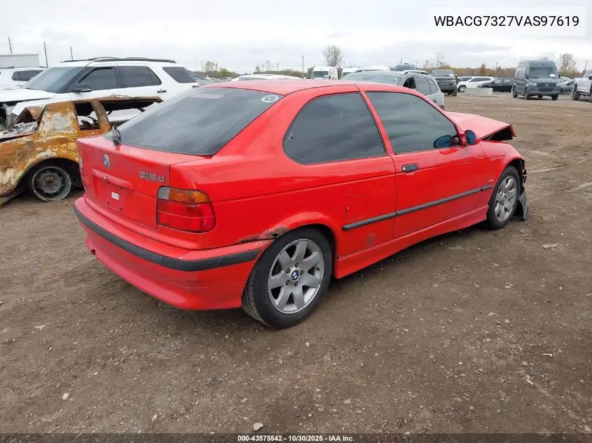 WBACG7327VAS97619 1997 BMW 318Ti