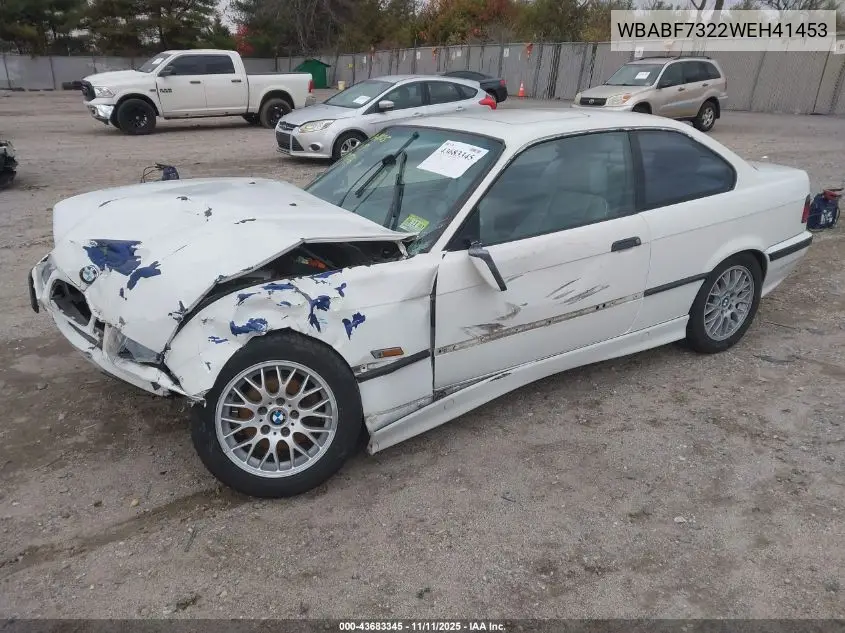 WBABF7322WEH41453 1998 BMW 323Is
