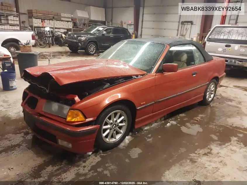 WBABK8339XEY92654 1999 BMW 328Ic