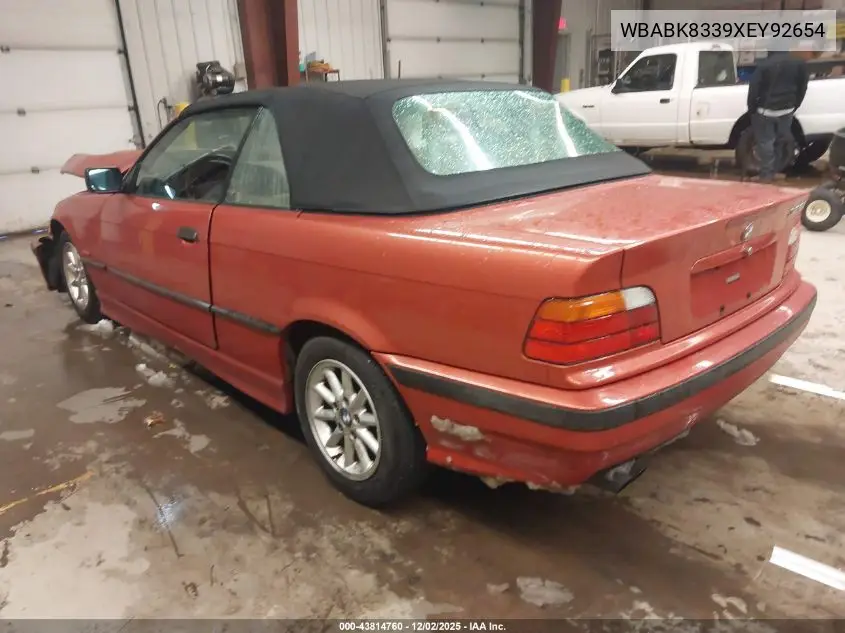 WBABK8339XEY92654 1999 BMW 328Ic