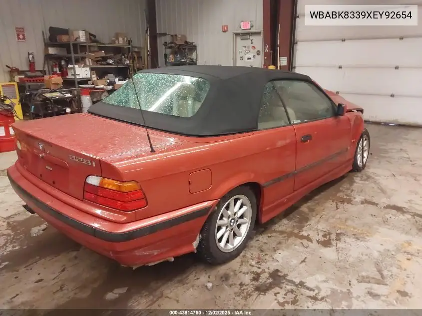 WBABK8339XEY92654 1999 BMW 328Ic