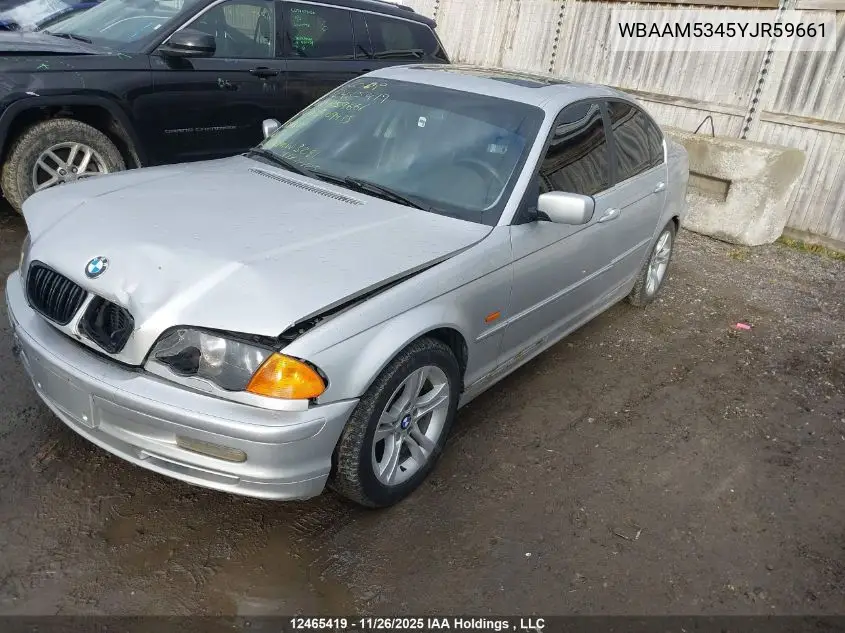 WBAAM5345YJR59661 2000 BMW 328 I