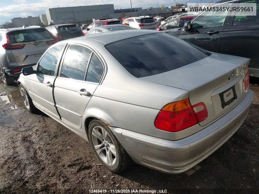 WBAAM5345YJR59661 2000 BMW 328 I