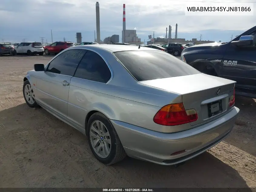 WBABM3345YJN81866 2000 BMW 323Ci