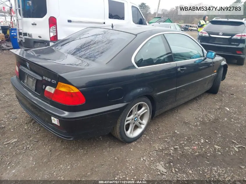 WBABM5347YJN92783 2000 BMW 328Ci