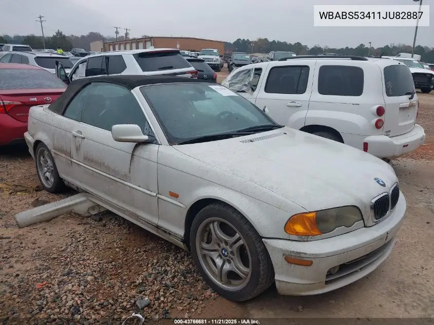 WBABS53411JU82887 2001 BMW 330Ci