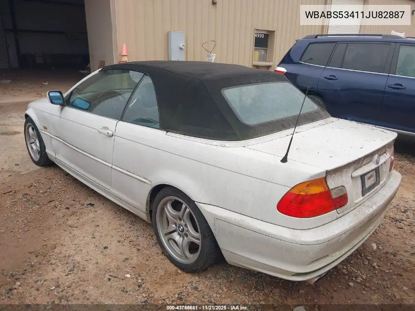 WBABS53411JU82887 2001 BMW 330Ci