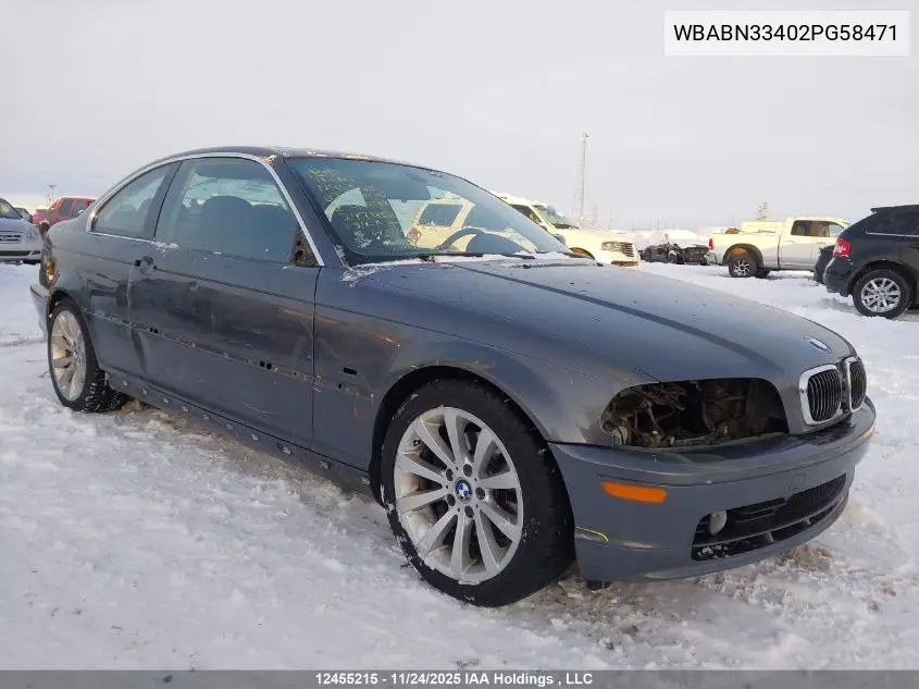 WBABN33402PG58471 2002 BMW 325 Ci