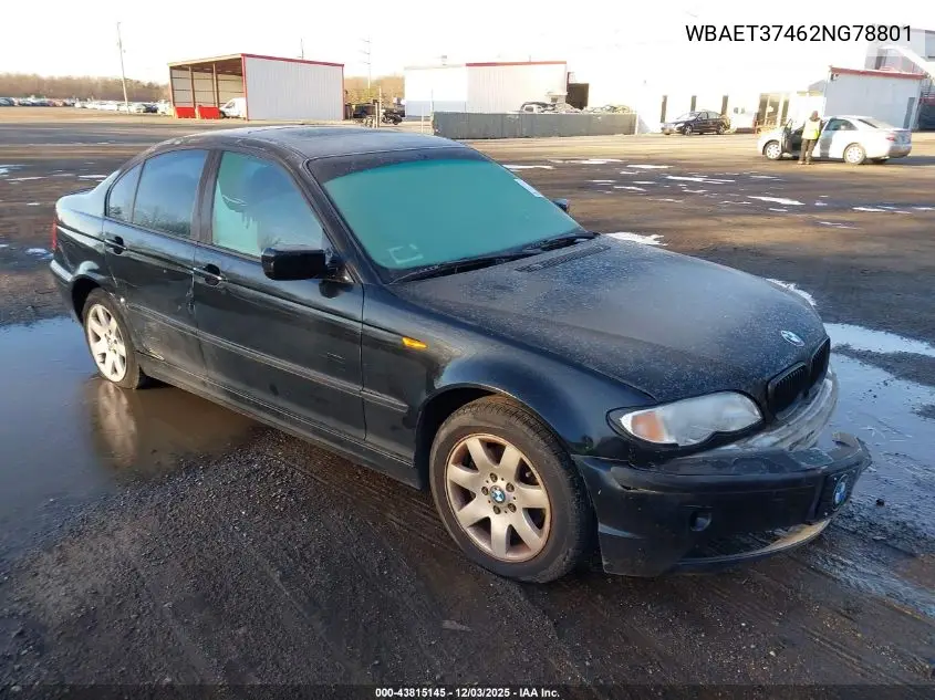 WBAET37462NG78801 2002 BMW 325I