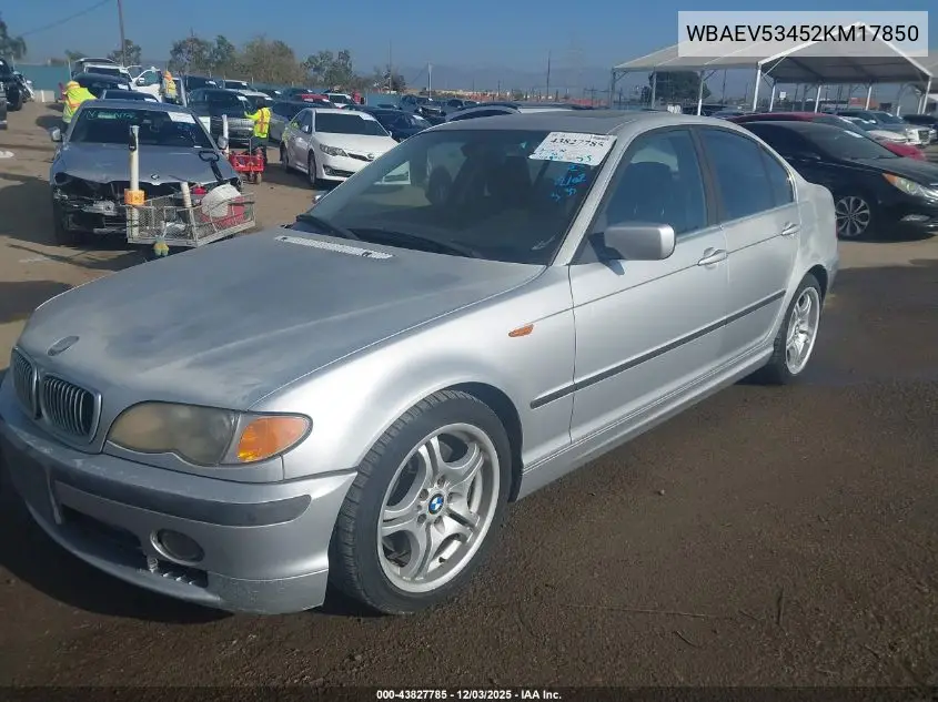 WBAEV53452KM17850 2002 BMW 330I