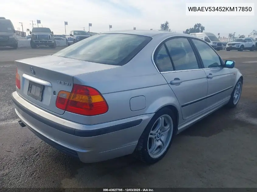WBAEV53452KM17850 2002 BMW 330I