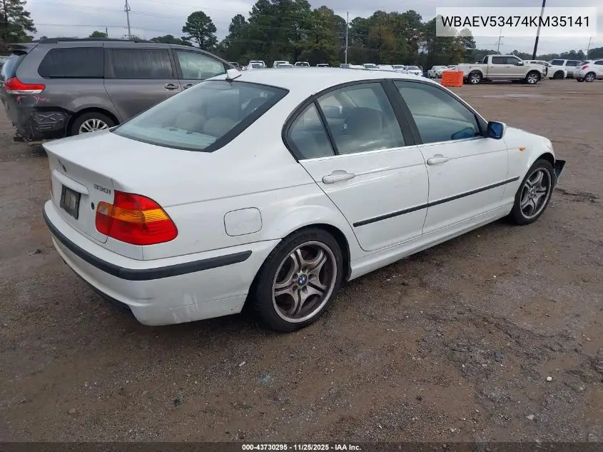 WBAEV53474KM35141 2004 BMW 330I