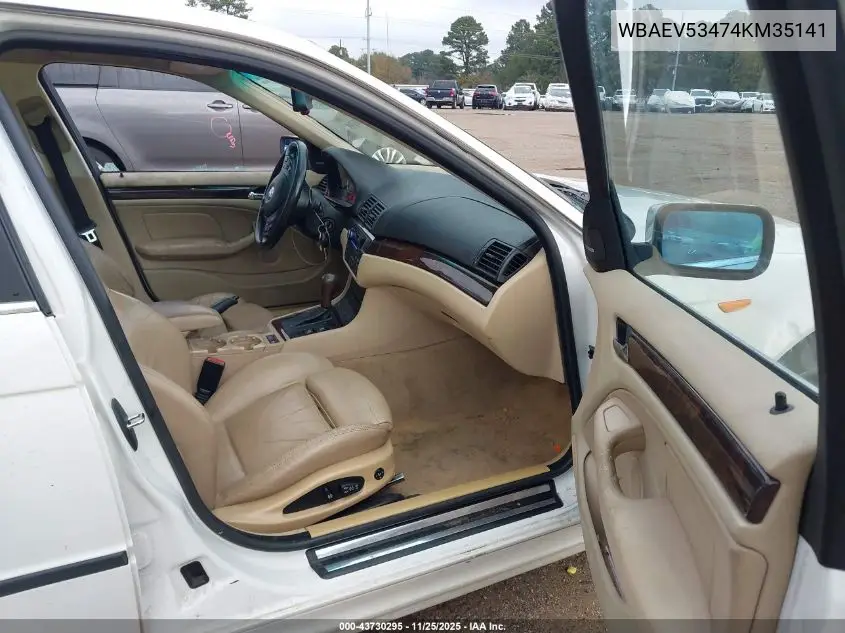 WBAEV53474KM35141 2004 BMW 330I