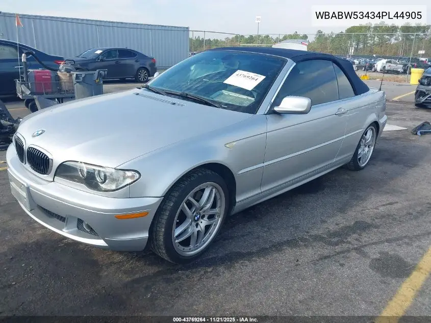WBABW53434PL44905 2004 BMW 330Ci
