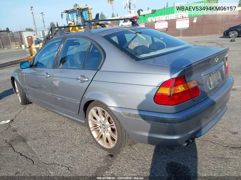 WBAEV53494KM06157 2004 BMW 330I