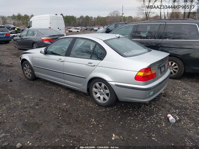 WBAAZ33444KP90517 2004 BMW 325I