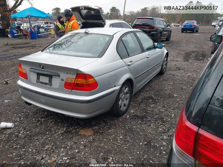 WBAAZ33444KP90517 2004 BMW 325I