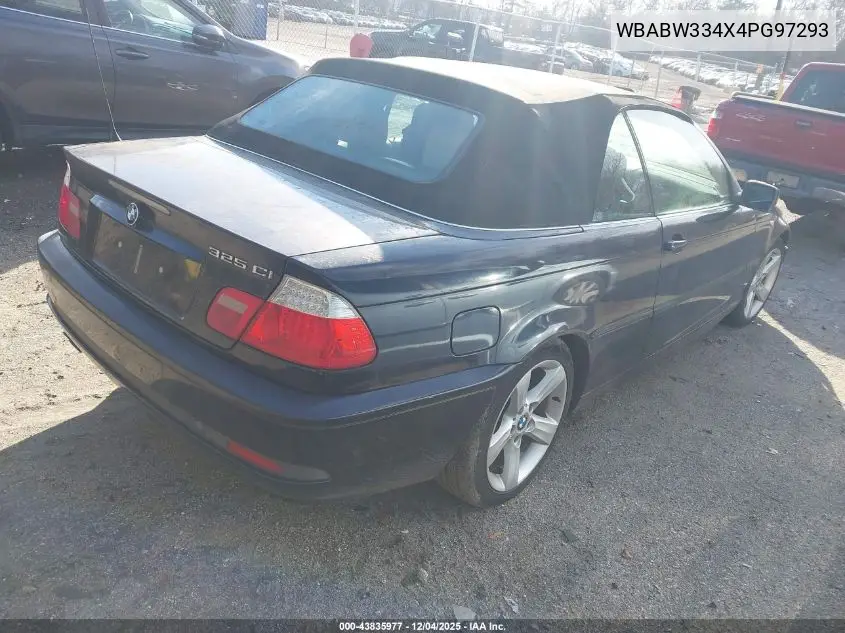 WBABW334X4PG97293 2004 BMW 325Ci
